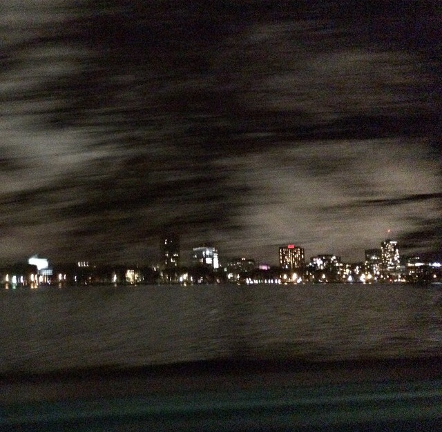 boston skyline from limo window (courtesy of LDZ)